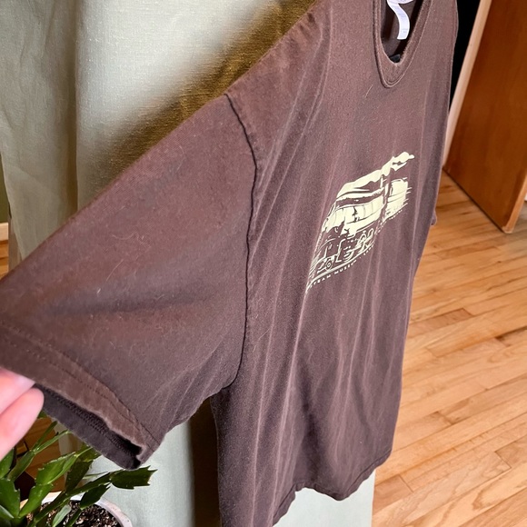 XL Hesston Steam Museum “Volunteer” brown tee - Picture 2 of 8
